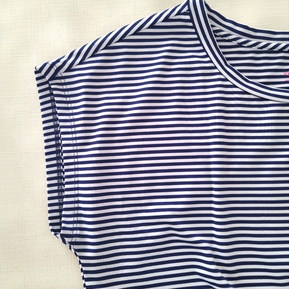 Vineyard Vines Women's Bleu & White Striped Dress, Size M - Picture 5 of 12